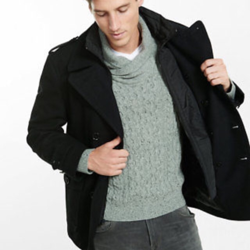 Men’s Express Peacoat with removable lining
